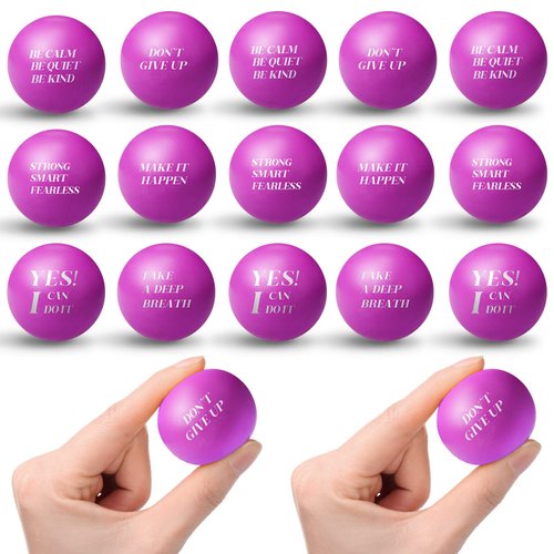 Civaner 60 Pieces Foam Balls for Adults Colorful Soft Foam Balls Bulk Hand Exercise Balls Lightweight Mini Balls for Safe Indoor Toys Birthday Party Favors Bag Gifts(Purple)