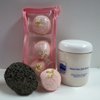 Bath Bomb Products - Bubble Bath Truffles: Cherry Almond 3 Pack Bath Truffles, 32 oz Dead Sea Spa Care Almond Dry Salt Scrub and Pumice Stone by Dead Sea Spa Care, Bubble Bath, Bubble Truffles