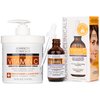 Advanced Clinicals Vitamin C Body Lotion + Potent Vitamin C Serum 2pc Bundle | Face Serum & Body Cream Brightening Skin Care Set & Kits For Wrinkles, Dark Spots, Dry Skin, & Uneven Skin Tone, 2-Pack