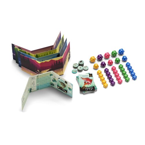 ALLPLAY Lure Board Game for Adults or Families - Wager Dice to Roll and Catch Fish - Push Your Luck with Less Dice Or Secure The Catch - 1-Minute to Teach - 15 Minutes Play Time - 2 to 5 Players