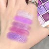 YHGIJ Purple Eyeshadow Palette - 9 Colors Featuring Deep Light Purple Matte and Shimmer Shades - Waterproof, Long Lasting for Stunning Eye Makeup Looks Ideal for Halloween Makeup