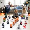 ZGWJ 18 Pcs Halloween Wind Up Toys for Children Kids Boys Girls Toddlers, Educational Walking Clockwork Jump Funny Toys for Party Gifts Party Favors Goody Bag