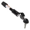 METOWARE Trailer Hitch Lock - 5/8" Dia Locking Receiver Pin, Fits 2" Receiver Tubes, Class III & IV Hitch Receivers, Anti-Theft Trailer Receiver Lock, Black (1 Pack)