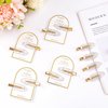 No Bend Hair Clips 12PCS/6Cards Sliver Bridesmaid Creaseless Hair Clips Glitter Bridesmaid Hair Clips Hair Setting Clips for Bridesmaid Gift Proposal Box Makeup Styling Sectioning