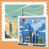 DAHONPA Dubai City Postcard Building Sets 740 pcs - World Famous Architectural Model Wall Art Crafts Ideas, Painting Frame for Room Decor, Toys Gifts for Kids and Adults