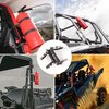 RERPRO Quick Release Fire Extinguisher Mount Brackets Holder for Jeep Wrangler UTV Polaris RZR Ranger Ford Bronco Truck Aluminum Adjustable Roll Bar Fire Extinguisher Mount Bottle Holder Kit