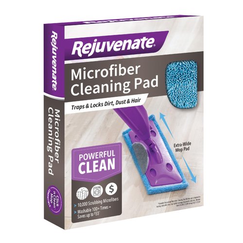 Rejuvenate Click N Clean Microfiber Mop Cleaning Pad Refill