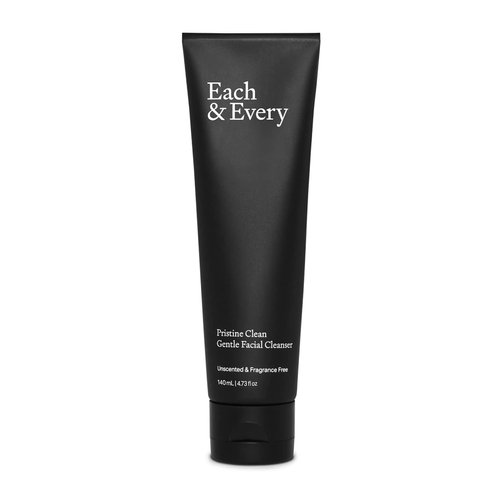 Each & Every Gentle Face Cleanser for Women & Men - Pristine Clean Foaming Facial Cleanser - pH Balanced & Fragrance Free - For All Skin Types - Vegan Formula in Recyclable Packaging (5 Fl Oz)