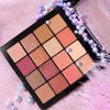 Vtrem 16 Shimmer & Matte Pigmented Eyeshadow Palette Top Influencer Professional Glitter Eye Shadow Makeup Pallet Waterproof Long Lasting
