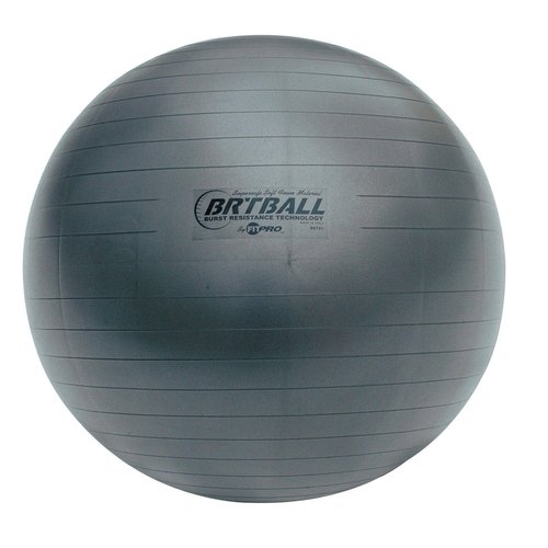 Champion Sports 53CM FITPRO BRT Training & Exercise Ball, Grey