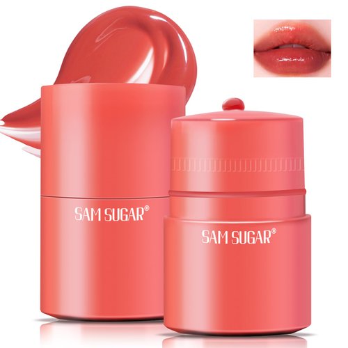 HOSAILY Hydrating Lip Butter Gloss, Plumping Glossy Tinted Lip Balm, High Pigmented Long Lasting Lip Glaze Liquid Lipstick, High-Shine Lip Stain Lip Care Korean Makeup for Women 04