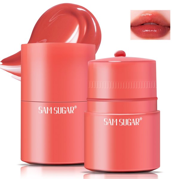 HOSAILY Hydrating Lip Butter Gloss, Plumping Glossy Tinted Lip Balm, High Pigmented Long Lasting Lip Glaze Liquid Lipstick, High-Shine Lip Stain Lip Care Korean Makeup for Women 04