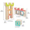 Wooden Building Blocks for Toddlers 2-3, ABC/Animals Castles Montessori Toys, Preschool Learning Toys Stacking Block for Preschool Girls and Boys Gifts