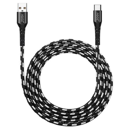 Type C USB Fast Charger Data Cable Cord for GoPro Hero 12 Hero11, Hero 10,Hero 8, MAX, Hero 7,Hero 6, GoPro Fusion, Apple TV 4th Gen, Verizon Mifi 7730L Jetpack 4G Mobile Hotspot, Google WiFi (4ft)