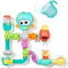 AMCHSURI Toddler Bath Toys for Kids Ages 2-4 4-8 Year Old Boys Girls Shower Wall Toys with Pipes and Valves That Toddlers with Interactive Features for Cognitive Development Bath Time Toy