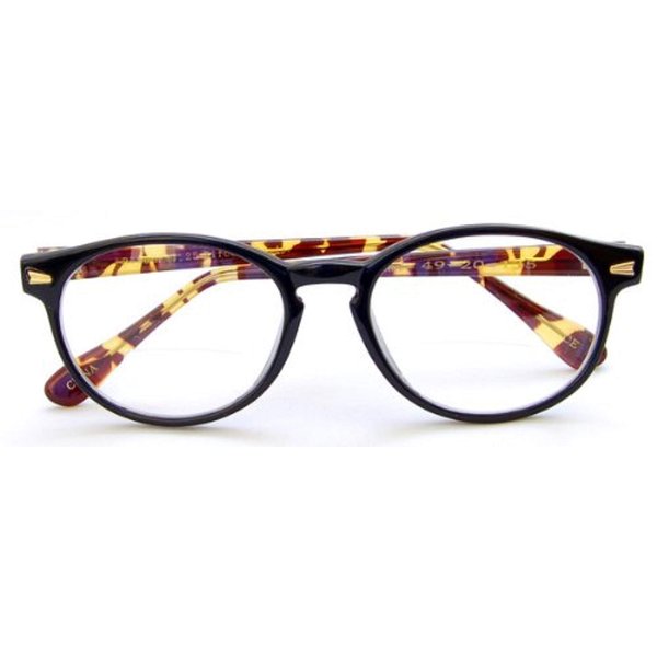 Boomer Eyeware Classic Stylish Bifocal Rounders, Reading Glasses for Men & Women, 2.50, Black
