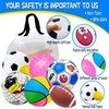 Ladwon Balls Toys for Toddlers 1-3, Toddler Outdoor Toys, Set of 7 Boys Girls Indoor Outdoor Sports Balls Toys, Baby Soccer Ball Basketball Tennis Ball Rugby Ball with Bag