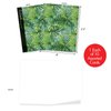 The Best Card Company - 10 Bulk All Occasion Note Cards (4 x 5.12 Inch) - Blank Assorted Cards Set, Nature Plants and Gardens - Tropicanopy M6483OCB