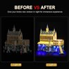 DALDED LED Lighting Kit for Lego Hogwarts Castle: The Great Hall Set, LED Light Compatible with Lego 76435 Building Block Models (Not Include Lego Set)