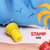 Assorted Stamps for Kids Self Inking Stamp Set of 50 pcs Small Ink Stamps Cute Hand Stampers for Crafting and Art Projects - Teacher Stamps Classroom Party Favors School Supplies Treasure Box Prizes
