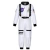 Costumerry Astronaut Costume for Kids NASA Space Pilot Toddler Boys Birthday Halloween Costumes (White, 3-4 Years)