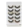 False Eyelashes 15mm Long Fluffy Mink Lashes 3D Fake EyeLashes Light Natural Soft Five Pairs (15mm LS13)