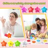 Motivational Stress Balls Quote Relief Ball Colorful Inspirational Foam Star Hand Exercise Toy Relieve Anxiety for Adults Girls Boys Party Favors(72 Pcs)