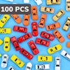 Mini Cars for Kids - Plastic Car Toys Bulk - Easter Egg Fillers - 100 Pcs Little Cars Toys - Tiny Plastic Toys for Goody Bags, Party Favors, Classroom Prizes