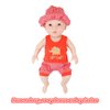 Full Silicone Doll Clothes Outfits for 17.7"- 18.5", Reborn Baby Doll QUTE Suit Accesories Set - Newborn Girl Boy Baby Clothing Gifts Set - RedElephant Set (Clothes Only)