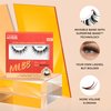 KISS My Lash But Bolder, False Eyelashes, Big Personality', 14 mm, Includes 1 Pair, Contact Lens Friendly, Easy to Apply, Reusable Strip Lashes, Glue-On