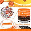 Silkchio Basketball Party Favors Sets, Basketball Theme Party Supplies 110pcs, Mini Fidget Spinner Keychains Silicone Wristbands Bracelet Basketball Stickers Set Bags for Birthday Party Decorations