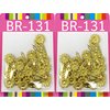Crispy Collection Girls Self Hinge Plastic Bow Hair Barrettes (2 PACK, BR-125)