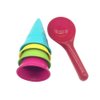 Toyvian Kids Beach Toys Ice Cream Cone Scoop Model Beach Play Toys Children Outdoor Play 5 Pieces (Random Color)