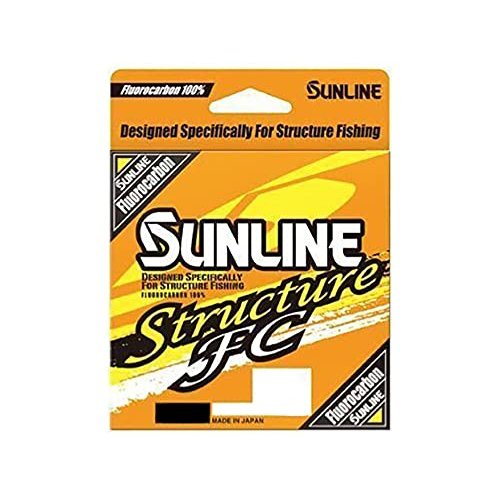 Sunline 63041834 Structure FC Clear 18 lb Fishing Line, Clear, 165 yd
