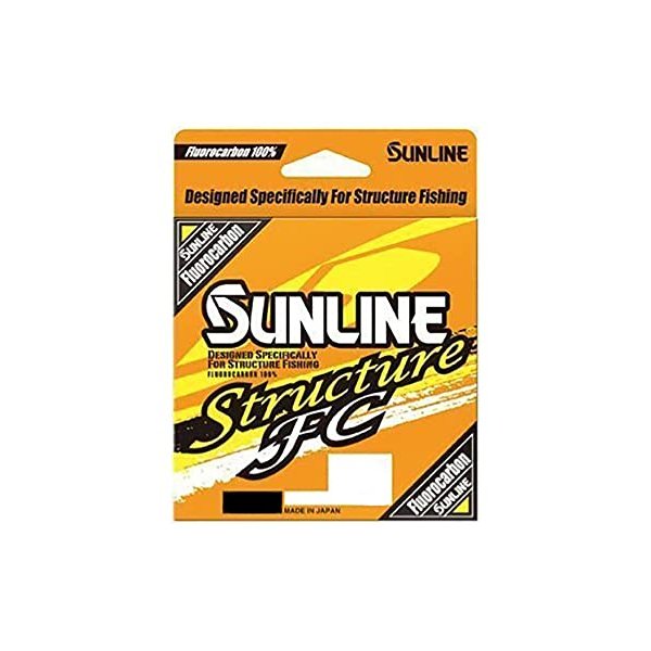 Sunline 63041834 Structure FC Clear 18 lb Fishing Line, Clear, 165 yd