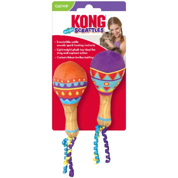 KONG Company 38745954: Scrattles Acoustix Cat Toy, 2Pk