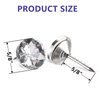 Yopay 100 Pieces Diamond Crystal Upholstery Tacks for Furniture, Sew Nails Buttons Decorative Push Pins, 16mm Clear Sofa Bed Furniture Headboard Tacks Wall Decor, DIY Projects