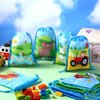24 Pcs Farm Animal Party Favor Bags 5 x 7 Inch Small Farm Animal Drawstring Bags Farm Birthday Gift Bag Farm Animal Candy Treat Bags Barnyard Gift Bags for Farm Baby Shower Birthday Party Supplies