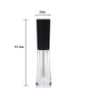 3PCS 2ml Clear Empty Mini Lip Gloss/Eyeliner Liquid/Mascara Tube Set with Black Cap DIY Makeup Cosmetic Lip Balm Container Lipstick Vial Bottles for Lipgloss Eyelashes Growth Oil Sample Packing