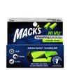 Mack's Hi Viz Corded Foam Shooting Ear Plugs, 2 Pair