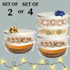 Evelots Set of 2 Pie Keepers-Clear Plastic Food Storage Containers-Holds 10 Inch Cakes, Pies, Pastries