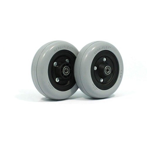 Invacare 1122066 Semi-Pneumatic Wheelchair Wheel Hub, 6" x 2" Size, Pair