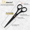 DEMAXA Professional Hair Scissors 6.5 Inch - Premium High Carbon Stainless Steel Barber Salon Hair Shears for Haircut Scissors - Ergonomic Design Super-Sharp Hair cutting Scissors Blades