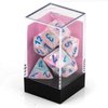 Chessex Festive Polyhedral Pop Art - Blue 7-Die Set, (Model: CHX27544)