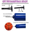 Clip-On Trash Can Basketball Set (Includes Clip-On Hoop, Inflatable Mini Basketball and a Hand Pump) Office Work Home Kids Fun Game