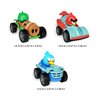 ROLOSO Newly Licensed Angry Birds Go Toys Collectible Kart Racer Car (Set of 6) Figures Flock Pack Playsets Sets Pig City Strike 2 Takedown Space Planet Movie Kids Game Boys Girls Red Bomb Gift Box
