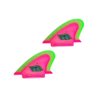 Catch Surf Beater Pro Safety Twin Fin Set, Hot Pink/Neon Lime, One Size