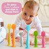 Bumco Diaper Cream Spatula Home & Travel Set - BPA-free Butt Paste Diaper Cream Applicator, Soft Diaper Rash Cream Applicator, Butt Spatula Baby, Mom-Invented Diaper Bag Essentials, 2-Pack