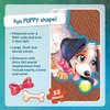 Peaceable Kingdom Shiny Puppy Floor Puzzle – 43-Piece Giant Floor Puzzle for Kids Ages 3 & up – Fun-Shaped Puzzle Pieces – Great for Classrooms