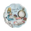 Talking Tables 12 x Alice in Wonderland Disposable Paper Plates | Onederland Birthday Party Supplies | Ideal for Mad Hatter Themed Tea Party, Mother's Day Surprise, Baby Shower